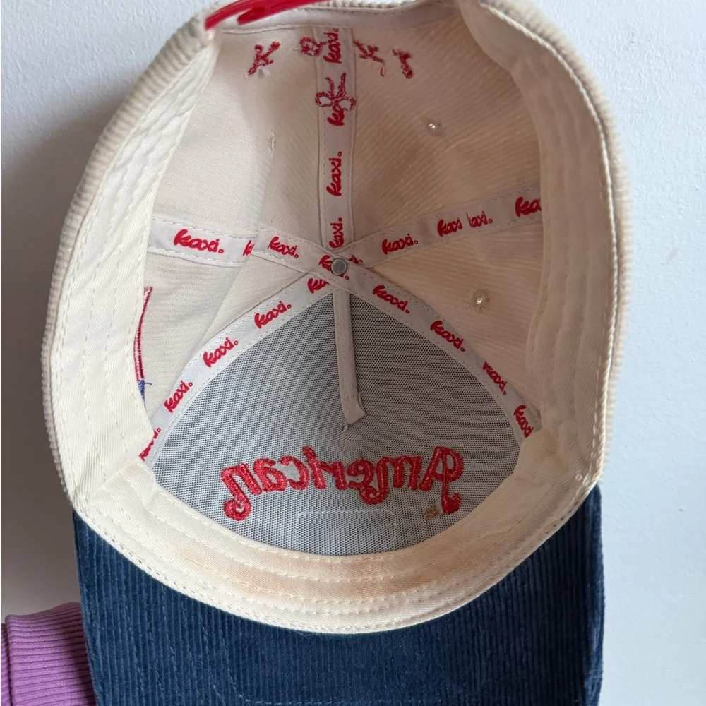 KAXI American Embroidered Cap with Blue Brim - Picture 6 of 6